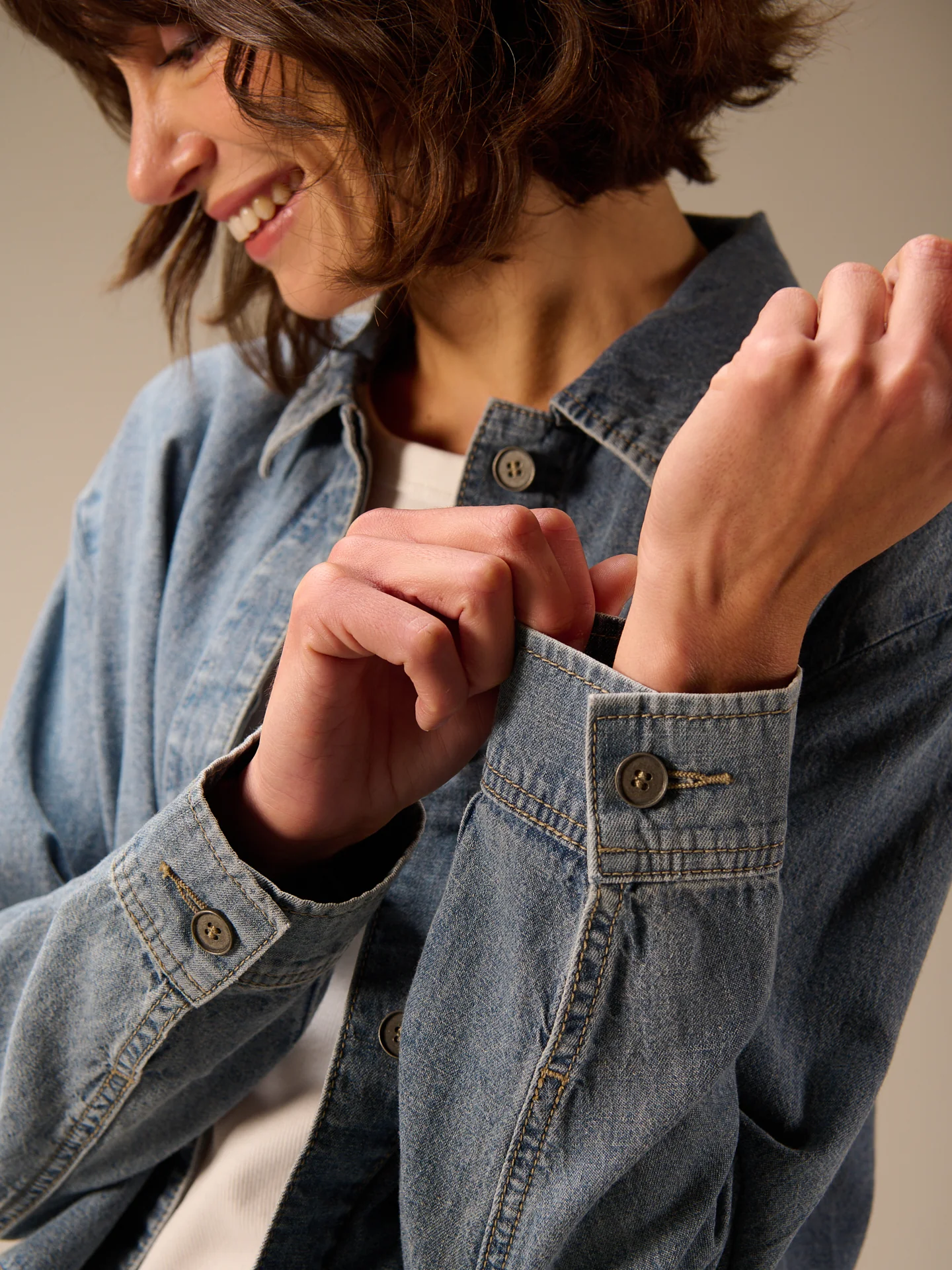 Bluse mit Leinen - Image 3