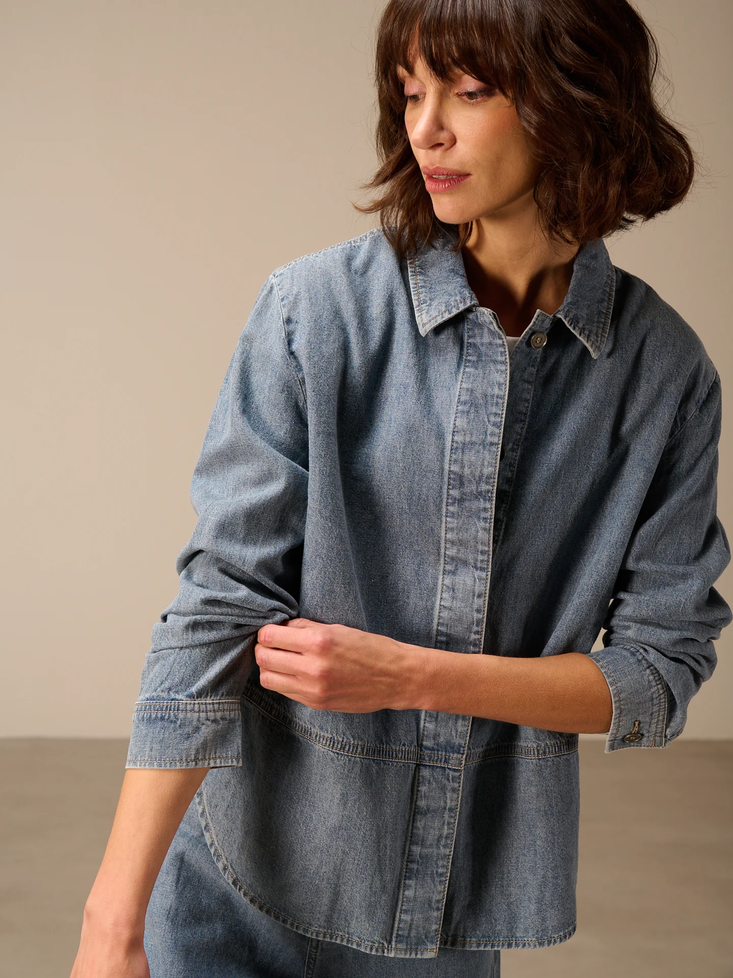 Bluse mit Leinen - Image 5