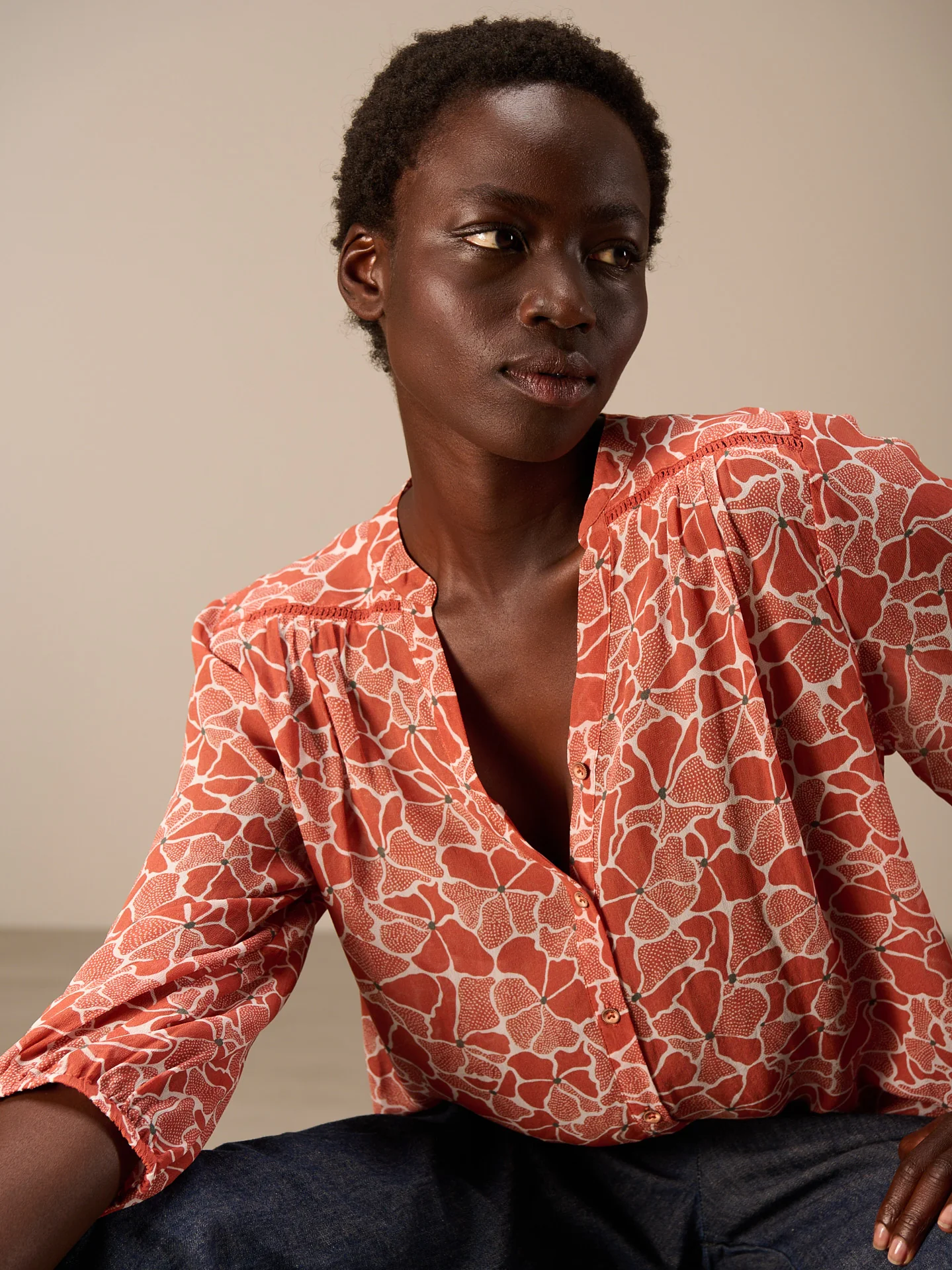 Bluse mit Knopfleiste - Image 3