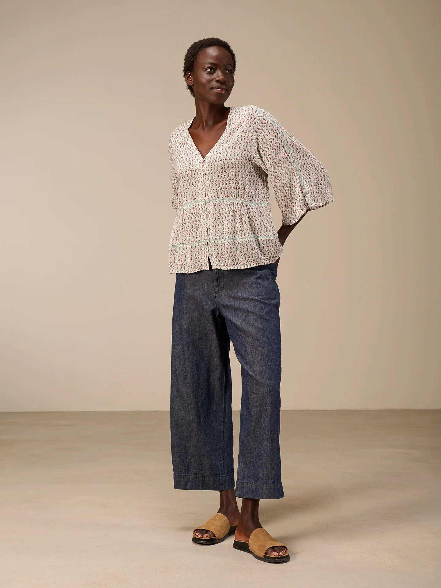 Bluse mit Spitze - Image 2