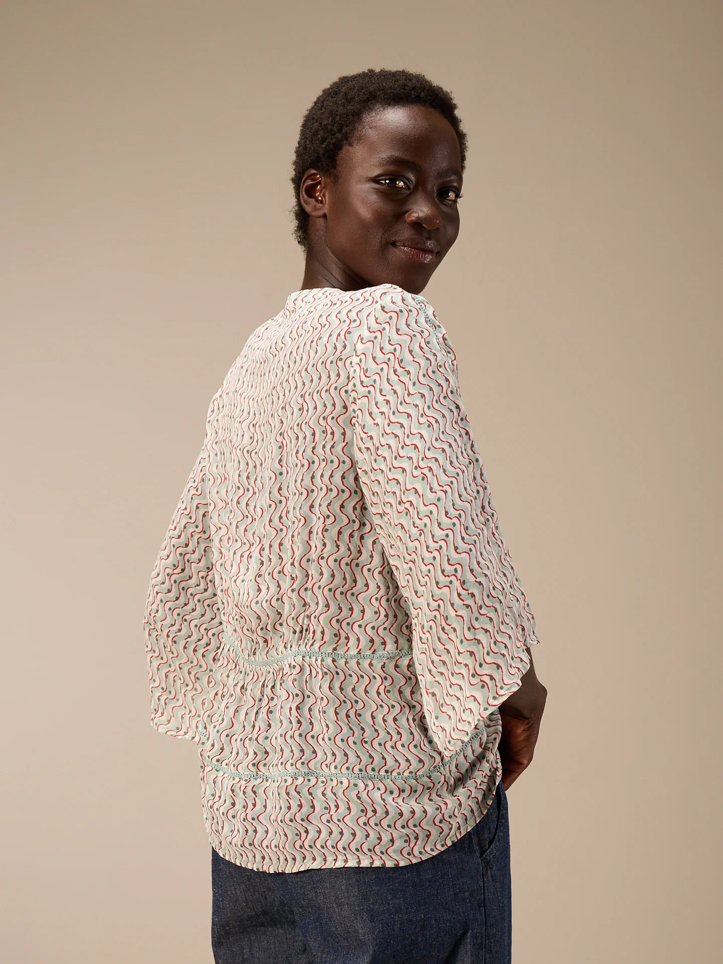 Bluse mit Spitze - Image 5