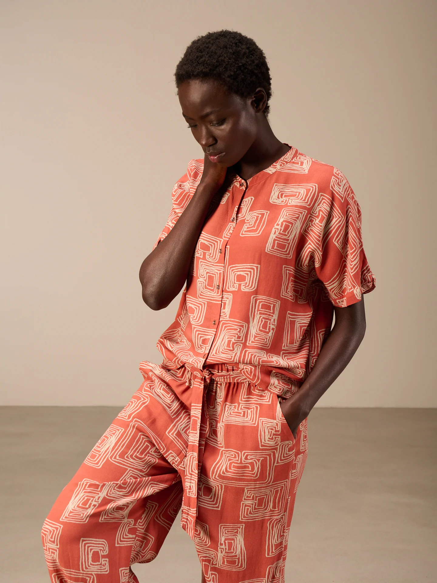 Bluse mit Stehkragen - Image 8