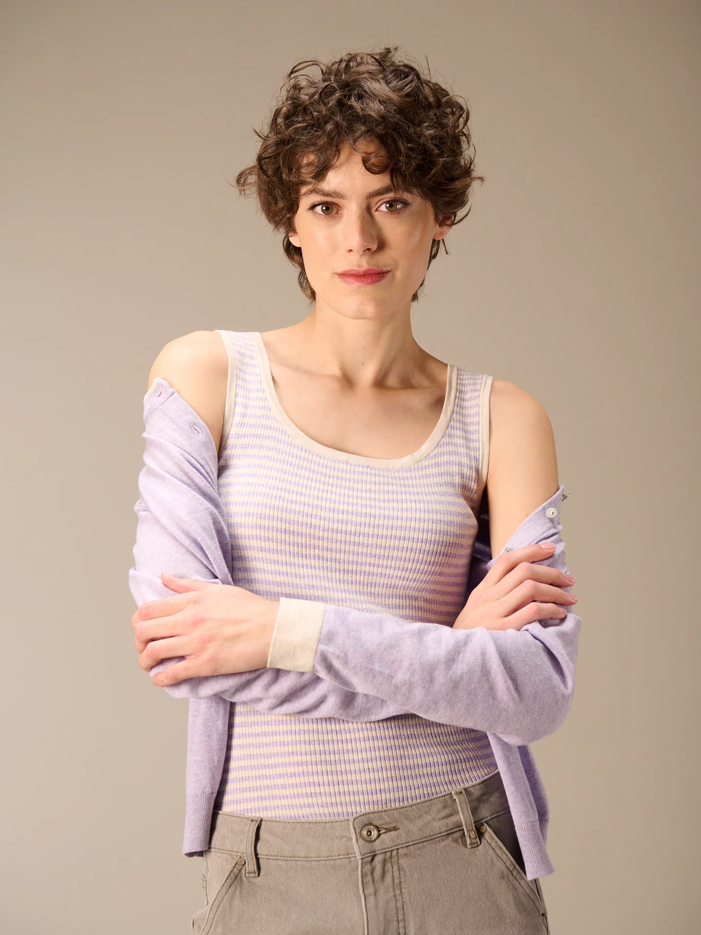 Strickjacke mit Rundhals - Image 16