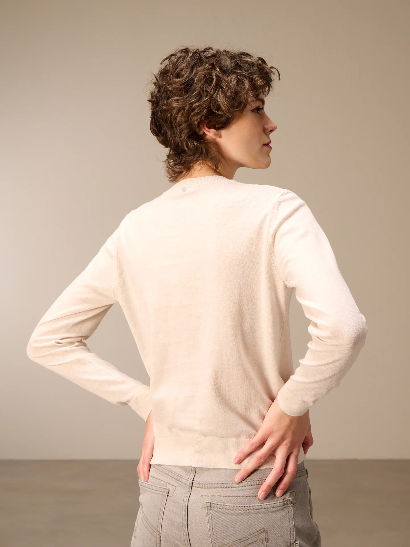 Strickjacke mit Rundhals - Image 3