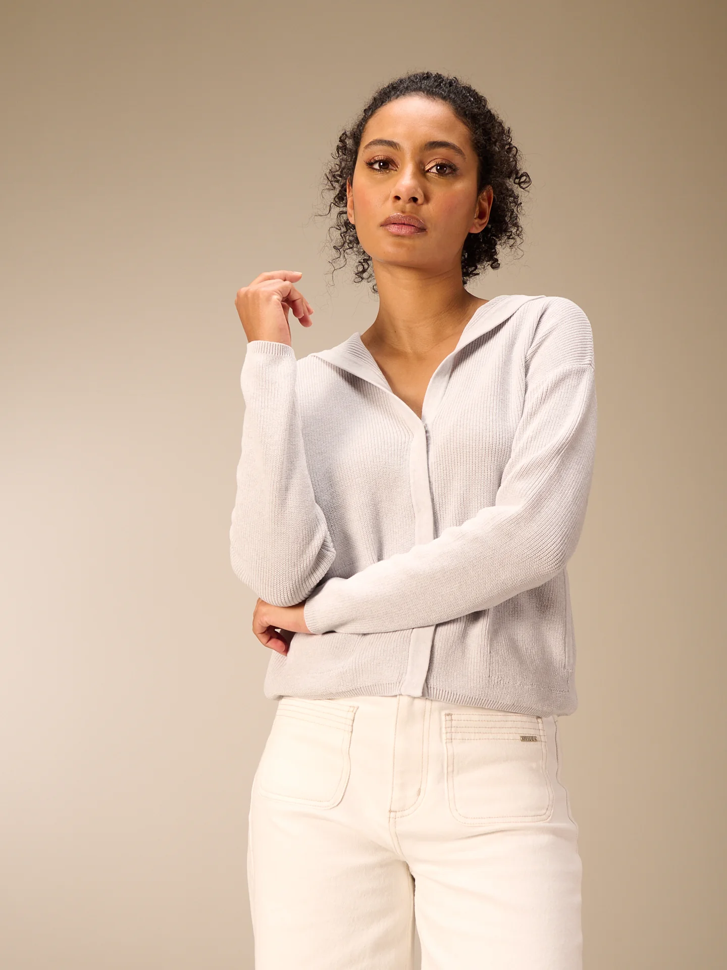 Strickjacke mit Kapuze - Image 10