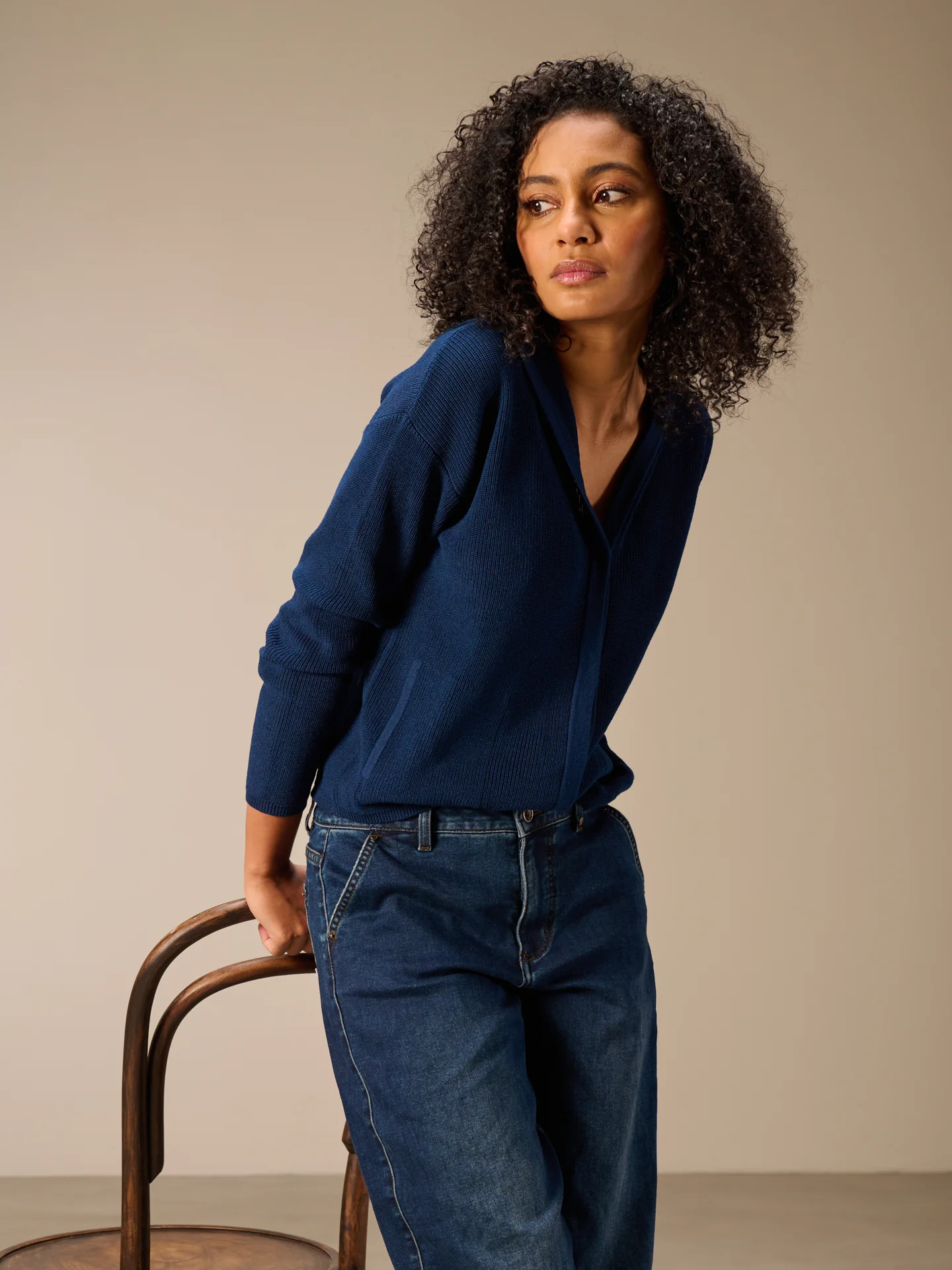 Strickjacke mit Kapuze - Image 4