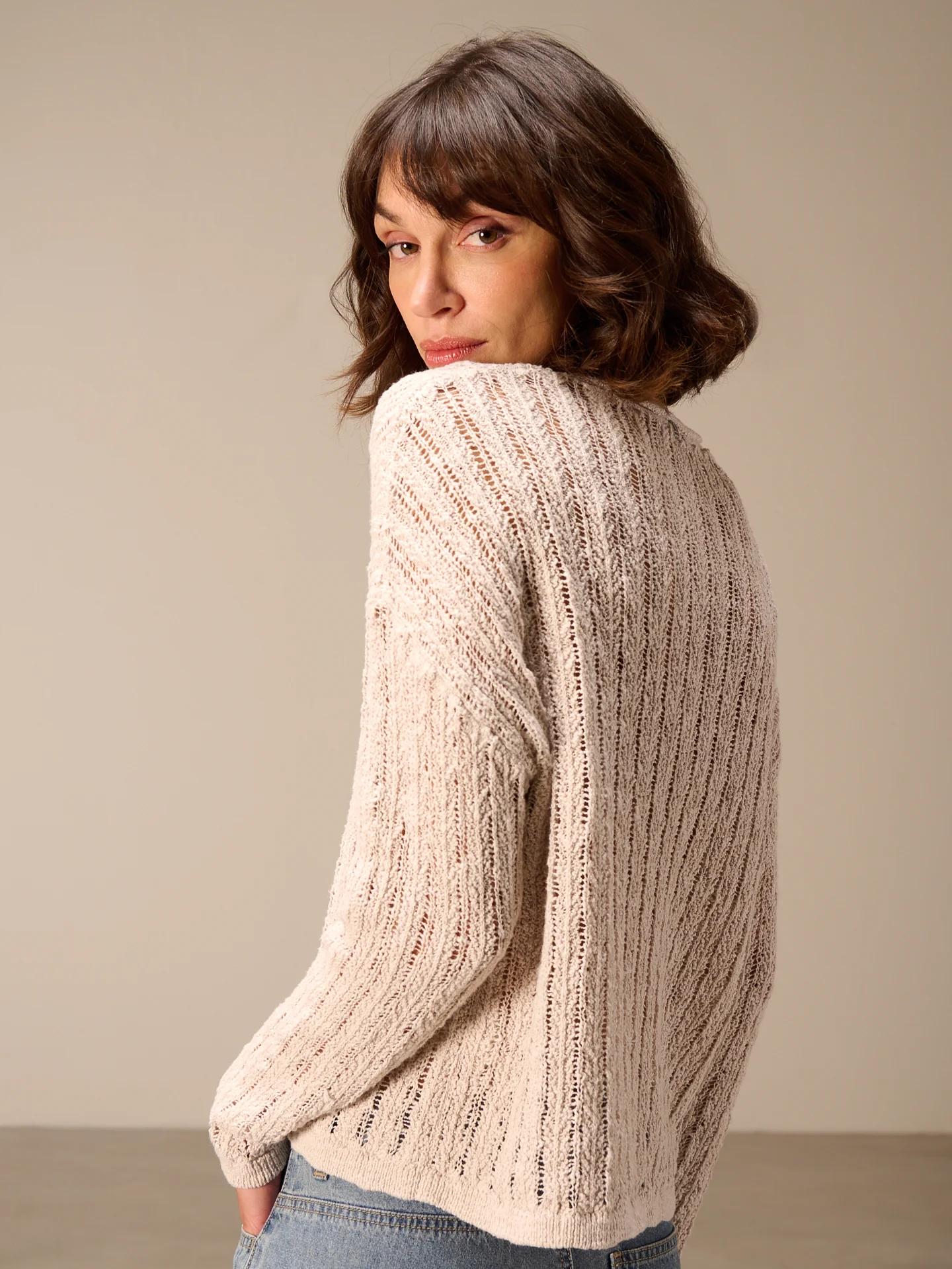 Pullover locker gestrickt - Image 4