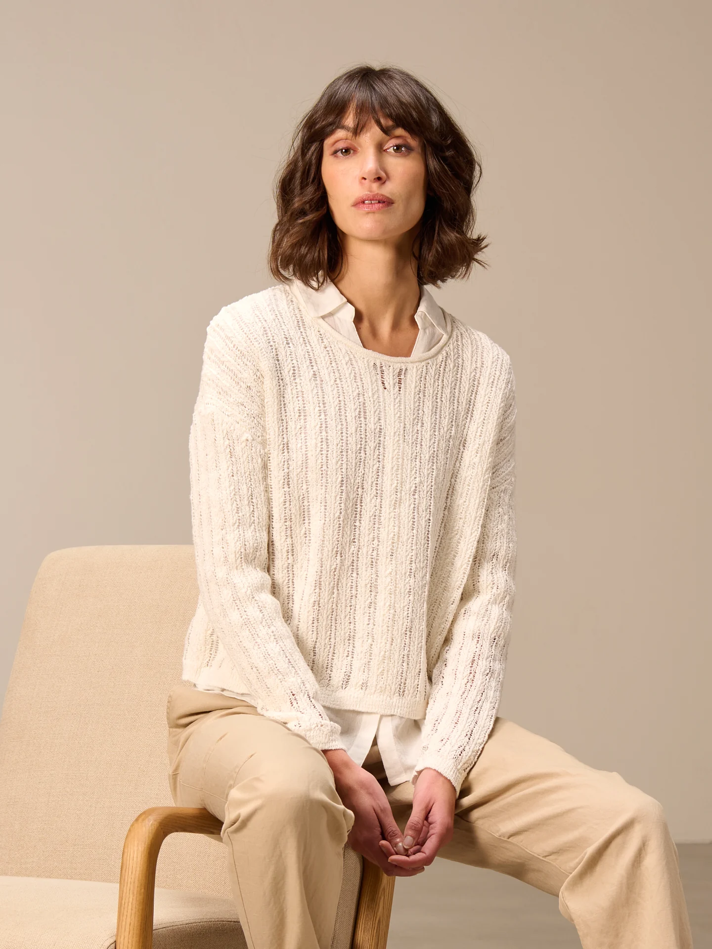Pullover locker gestrickt - Image 7