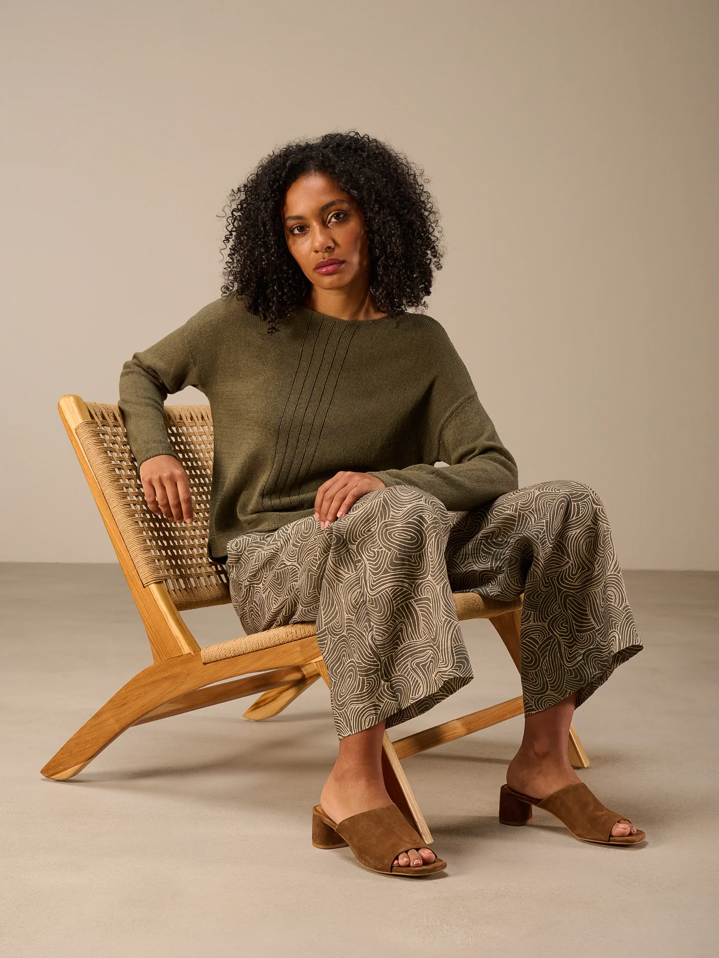 Strickpullover mit Leinen - Image 3